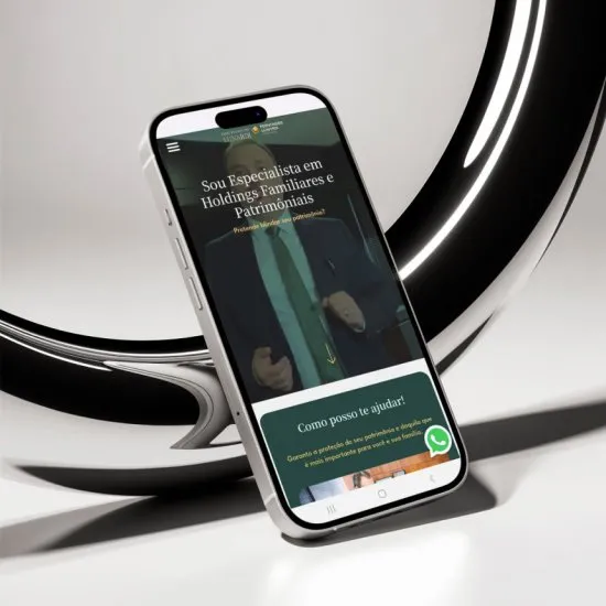 Versão mobile do site Lunardi, desenvolvida pela Agência Kanka